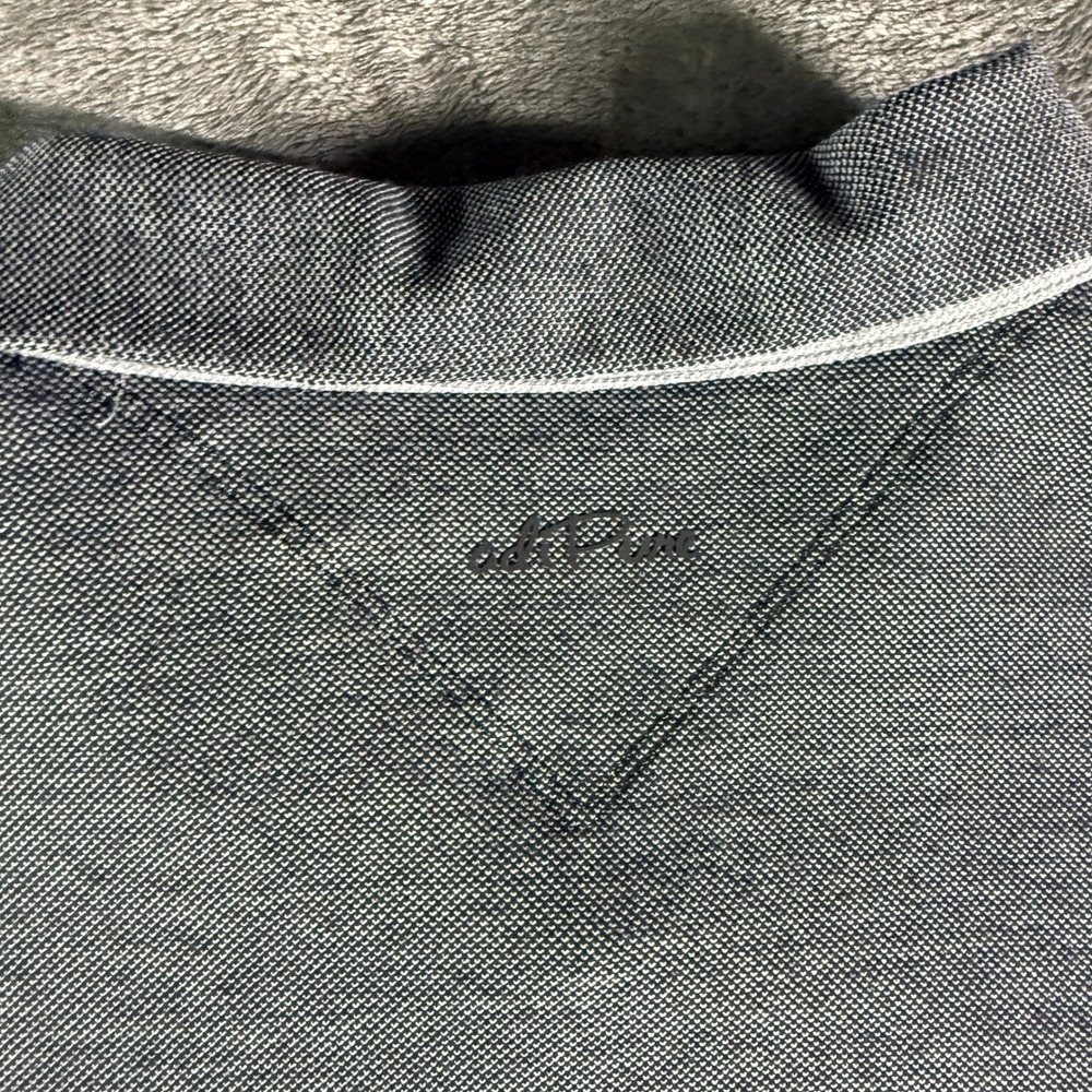 Adidas adiPure Wool Blend Crest Logo Polo Shirt Mens L Gray Cohasset Golf Club - Picture 11 of 15
